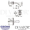 Grohe Ondus Digital Basin Mixer Dimensions