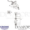 Grohe Ondus Digital Basin Mixer Spares