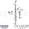 Grohe Ondus Digital 2-Hole Bath Shower Combination Spares
