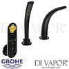 Grohe Ondus Digital 2-Hole Bath Shower Combination Spare Parts