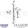 Grohe Ondus Digital 2-Hole Bath Shower Combination Spares
