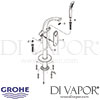 Grohe Ondus Digital Bath Shower Mixer Spares
