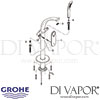 Grohe Ondus Digital Bath Shower Mixer Spares