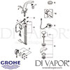 Grohe Ondus Digital Basin Mixer Spares