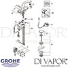 Grohe Ondus Digital Basin Mixer Tap Spares