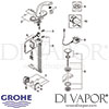 Grohe Ondus Digital Basin Mixer Tap Spares