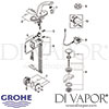 Grohe Ondus Digital Basin Mixer Tap Spares