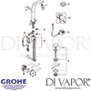 Grohe Ondus Digital Basin Mixer Spares