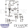 Grohe Essence E Infra-Red Electronic Basin Mixer Dimensions
