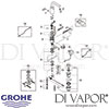 Grohe Essence E Infra-Red Electronic Basin Mixer Tap Spares
