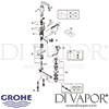 Grohe Essence E Infra-Red Electronic Basin Mixer Spares