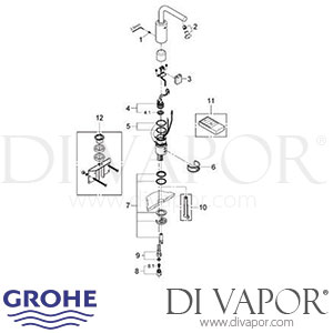 Grohe 36093 Essence E Infra-Red Electronic Basin Tap (1/2 Inch) Spare Parts