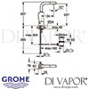 Grohe Essence E Infra-Red Electronic Basin Mixer Dimensions