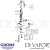 Grohe Allure E Infra-Red Electronic Basin Tap Spares