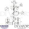 Grohe Allure E Infra-Red Electronic Basin Mixer Tap Spares