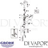 Grohe Allure E Infra-Red Electronic Basin Mixer Spares