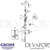 Grohe Allure E Infra-Red Electronic Basin Mixer Spares