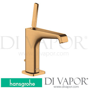 Hansgrohe 36100250 AXOR Citterio E Single Lever Basin Mixer 130 with Pin Handle and Pop-Up Waste Set >11/16 Spare Parts
