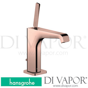 Hansgrohe 36100300 AXOR Citterio E Single Lever Basin Mixer 130 with Pin Handle and Pop-Up Waste Set >11/16 Spare Parts