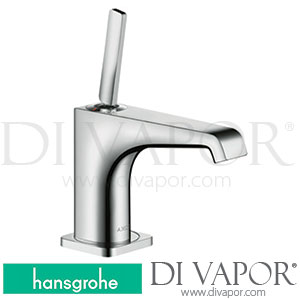 Hansgrohe 36102020 AXOR Citterio E Single Lever Basin Mixer 90 with Pin Handle for Hand Washbasins with Waste Set 11/16 - 12/19 Spare Parts