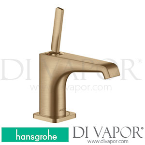 Hansgrohe 36102140 AXOR Citterio E Single Lever Basin Mixer 90 with Pin Handle for Hand Washbasins with Waste Set >11/16 Spare Parts