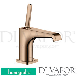 Hansgrohe 36102300 AXOR Citterio E Single Lever Basin Mixer 90 with Pin Handle for Hand Washbasins with Waste Set >11/16 Spare Parts