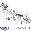 Grohe Controecon Self-Closing Pillar Tap Spares