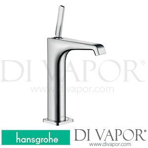 Hansgrohe 36103007 AXOR Citterio E Single Lever Basin Mixer 190 with Pin Handle for Wash Bowls with Waste Set >10/18 Spare Parts