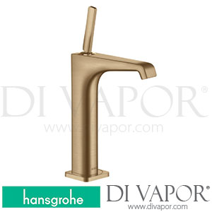 Hansgrohe 36103140 AXOR Citterio E Single Lever Basin Mixer 190 with Pin Handle for Wash Bowls with Waste Set >11/16 Spare Parts