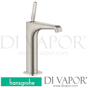 Hansgrohe 36103800 AXOR Citterio E Single Lever Basin Mixer 190 with Pin Handle for Wash Bowls with Waste Set >11/16 Spare Parts
