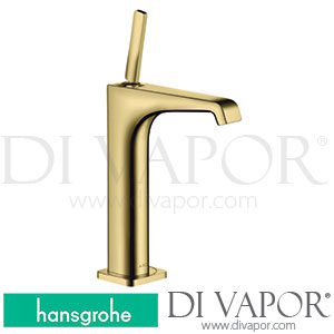 Hansgrohe 36103930 AXOR Citterio E Single Lever Basin Mixer 190 with Pin Handle for Wash Bowls with Waste Set 11/16 - 12/19 Spare Parts