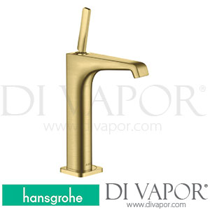 Hansgrohe 36103950 AXOR Citterio E Single Lever Basin Mixer 190 with Pin Handle for Wash Bowls with Waste Set >11/16 Spare Parts