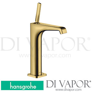 Hansgrohe 36103990 AXOR Citterio E Single Lever Basin Mixer 190 with Pin Handle for Wash Bowls with Waste Set >11/16 Spare Parts