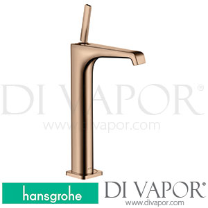 Hansgrohe 36104300 AXOR Citterio E Single Lever Basin Mixer 250 with Pin Handle for Wash Bowls with Waste Set >11/16 Spare Parts