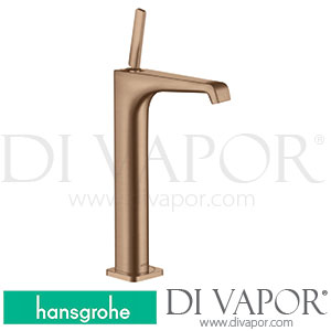 Hansgrohe 36104310 AXOR Citterio E Single Lever Basin Mixer 250 with Pin Handle for Wash Bowls with Waste Set >11/16 Spare Parts
