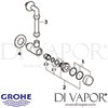 Grohe Controecon Self-Closing Shower Valve Spares