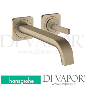 Hansgrohe 36106820 AXOR Citterio E Single Lever Basin Mixer for Concealed Installation Wall-Mounted with Pin Handle, Spout 221 Mm and Escutcheons >11/16 Spare Parts
