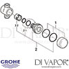 Grohe Controecon Self-Closing Gate Valve Spares