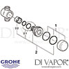 Grohe Controecon Self-Closing Shower Valve Spares