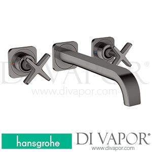 Hansgrohe 36107330 AXOR Citterio E 3-Hole Basin Mixer for Concealed Installation Wall-Mounted with Spout 220 Mm and Escutcheons >11/16 Spare Parts
