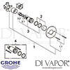 Grohe Controecon Self-Closing Gate Valve Spares