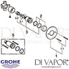 Grohe Controecon Self-Closing Shower Valve Spares