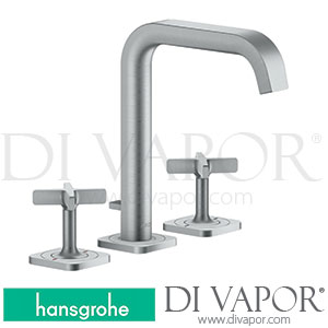 Hansgrohe 36108260 AXOR Citterio E 3-Hole Basin Mixer 170 with Escutcheons and Pop-Up Waste Set >11/16 Spare Parts