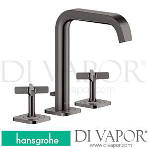 Hansgrohe 36108330 AXOR Citterio E 3-Hole Basin Mixer 170 with Escutcheons and Pop-Up Waste Set >11/16 Spare Parts