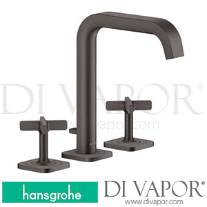 Hansgrohe 36108340 AXOR Citterio E 3-Hole Basin Mixer 170 with Escutcheons and Pop-Up Waste Set >11/16 Spare Parts