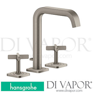 Hansgrohe 36108800 AXOR Citterio E 3-Hole Basin Mixer 170 with Escutcheons and Pop-Up Waste Set >11/16 Spare Parts