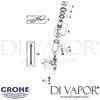 Grohe Contromix Self-Closing Basin Tap Spares