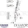 Grohe Contromix Self-Closing Basin Tap Spare Parts