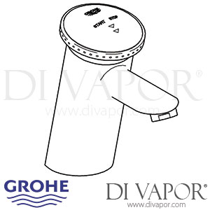 Grohe 36112000 Contromix Public Self-Closing Basin Tap (1/2 Inch) without Mixing Device Spare Parts