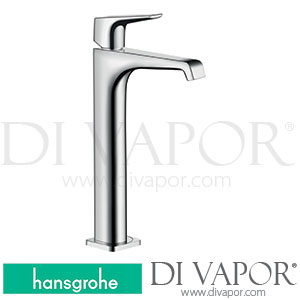 Hansgrohe 36113000 AXOR Citterio E Single Lever Basin Mixer 250 with Lever Handle for Wash Bowls with Waste Set >02/16 Spare Parts